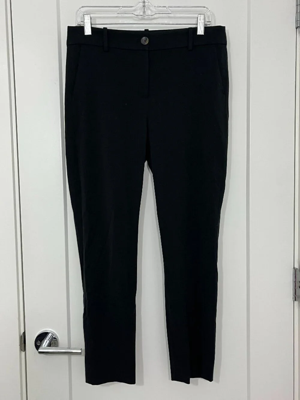 J.Crew Size 8 Black Tailored Ankle Trousers